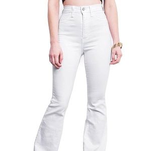 White Flare Jeans NWT